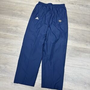 Notre Dame Adidas Track pants NWT VTG Deadstock Y2K Sz M Lined Baggy